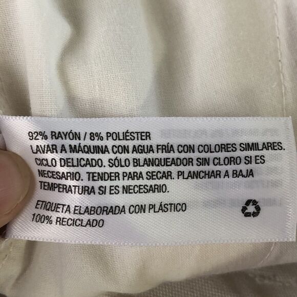 A New Day Womens Ivory Cuffed hem Pants size 14 - Picture 10 of 13